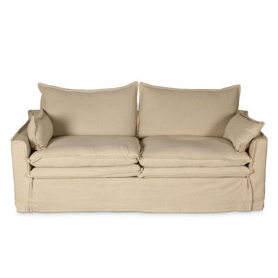BEIGE 2 SEAT SOFA